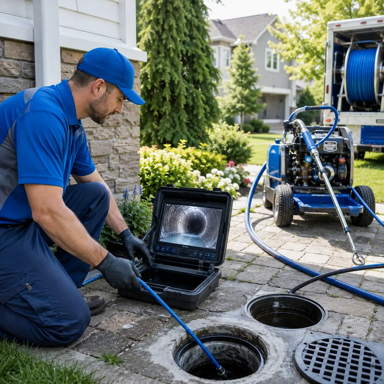 Outdoor drain cleaning professionals serving Champlain, NY